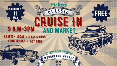 Classic Car Cruise In and Market