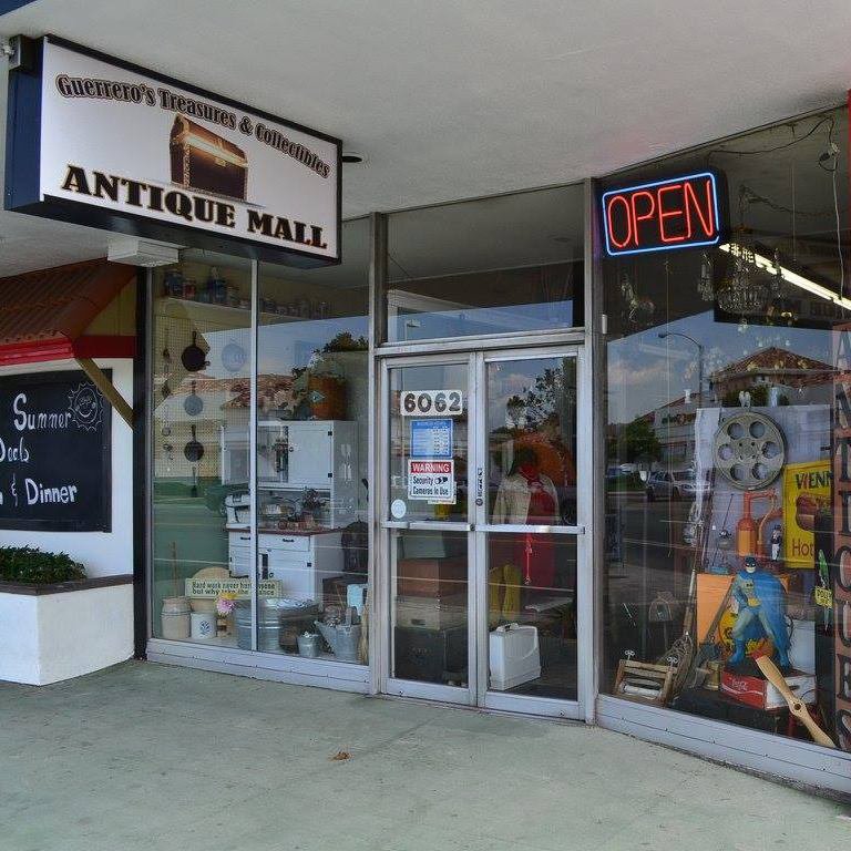Guerrero's Treasures & Collectibles Antique Mall Riverside, California Guerrero's Treasures & Collectibles Antique Mall Riverside, California