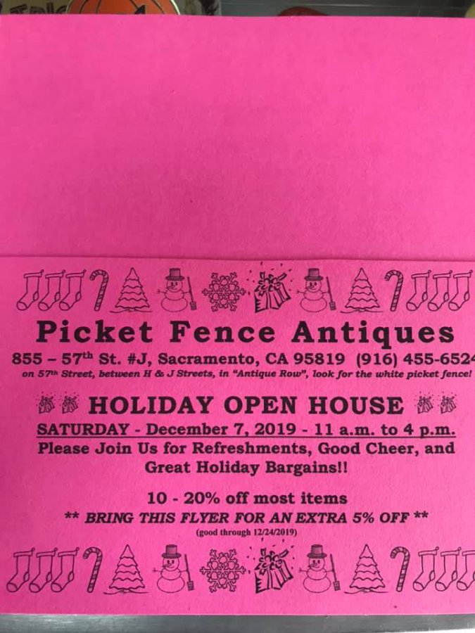 Picket Fence Antiques - Sacramento, California 95819