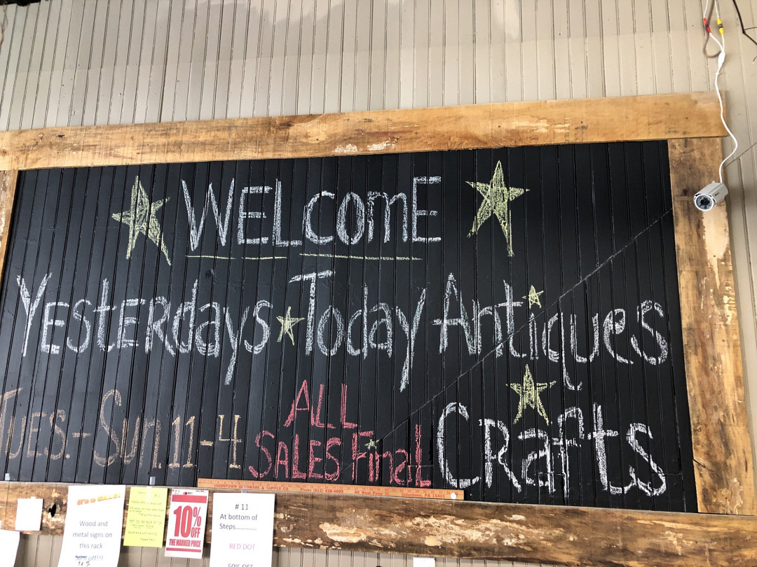 Yesterday's Today Antique & Craft Mall - Uniontown, Pennsylvania 15401