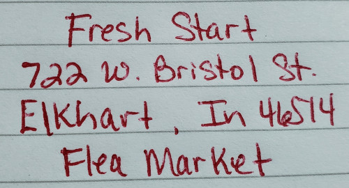 Fresh Start Flea Market - Elkhart, Indiana 46514