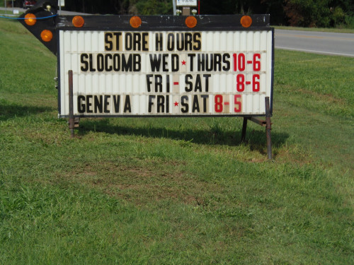 Slocomb Trading Post - Slocomb, Alabama  36375
